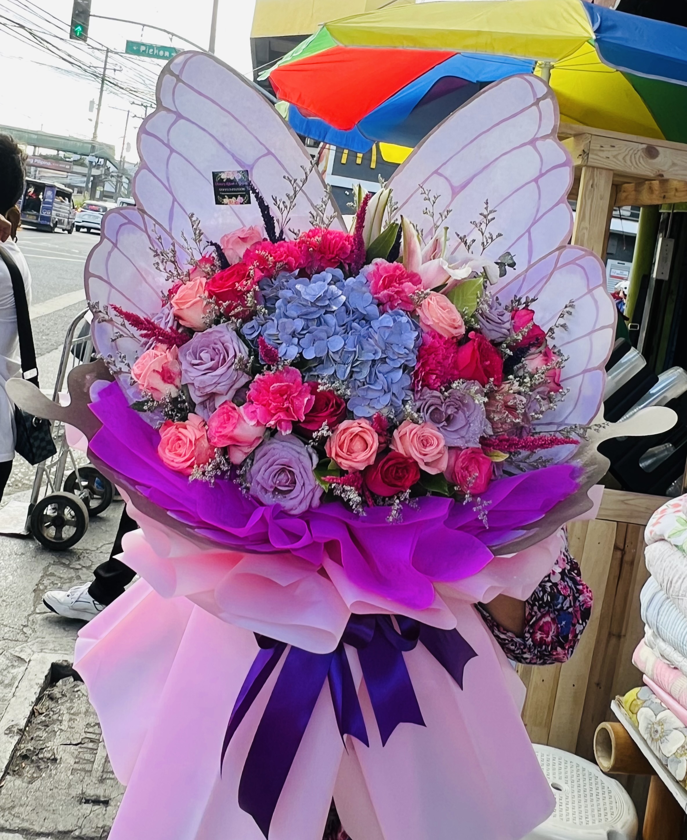 Butterfly mixed Bouquet photo 3