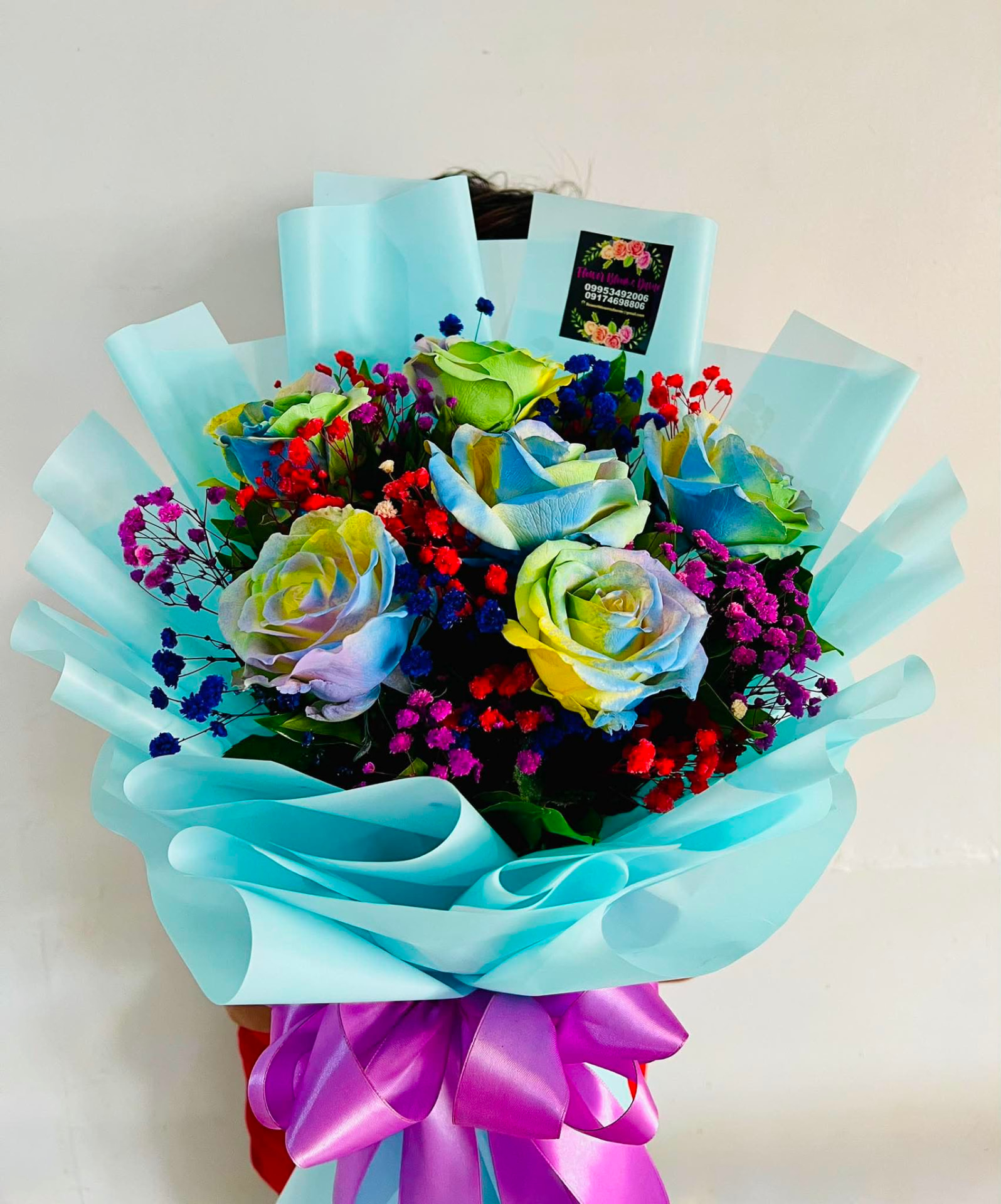 Classic Blue Roses — Design 8