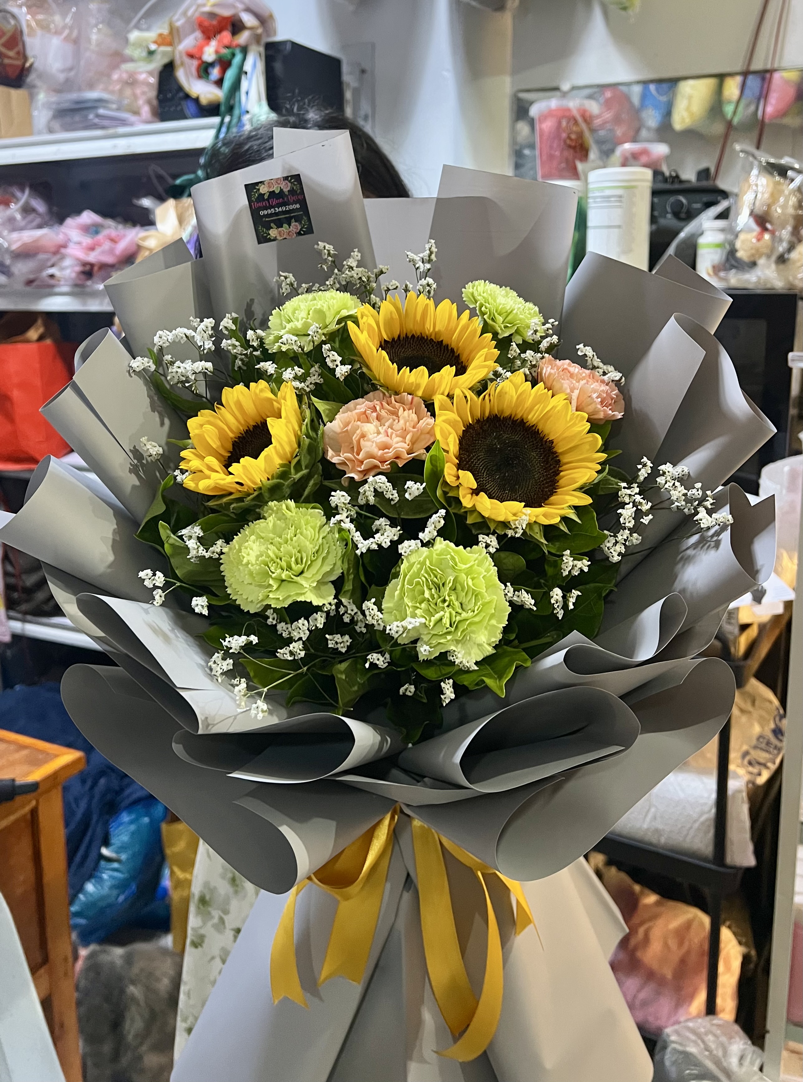 Sunflower mixed bouquet