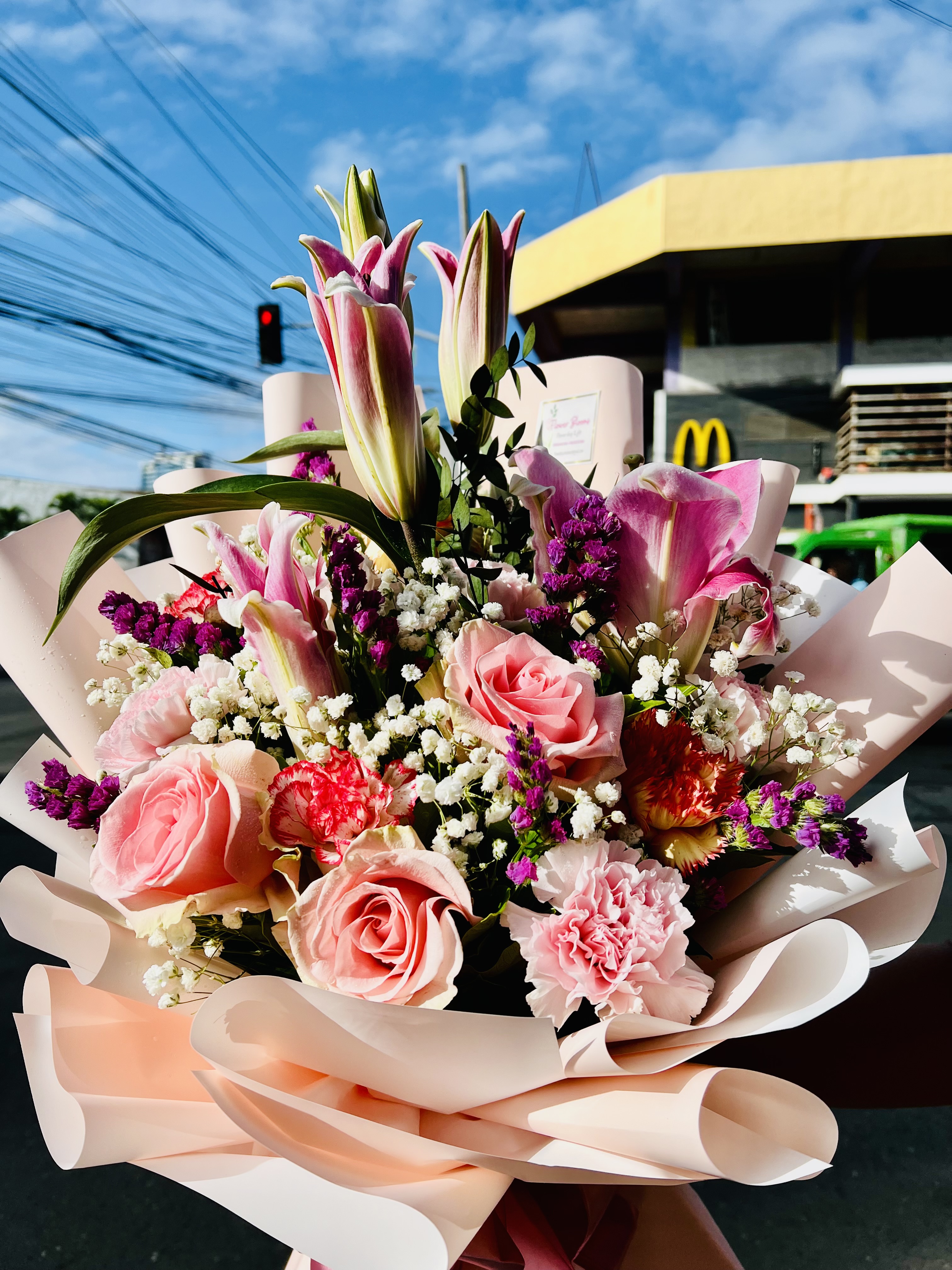 XL bouquet mixed spring flower — Design 2