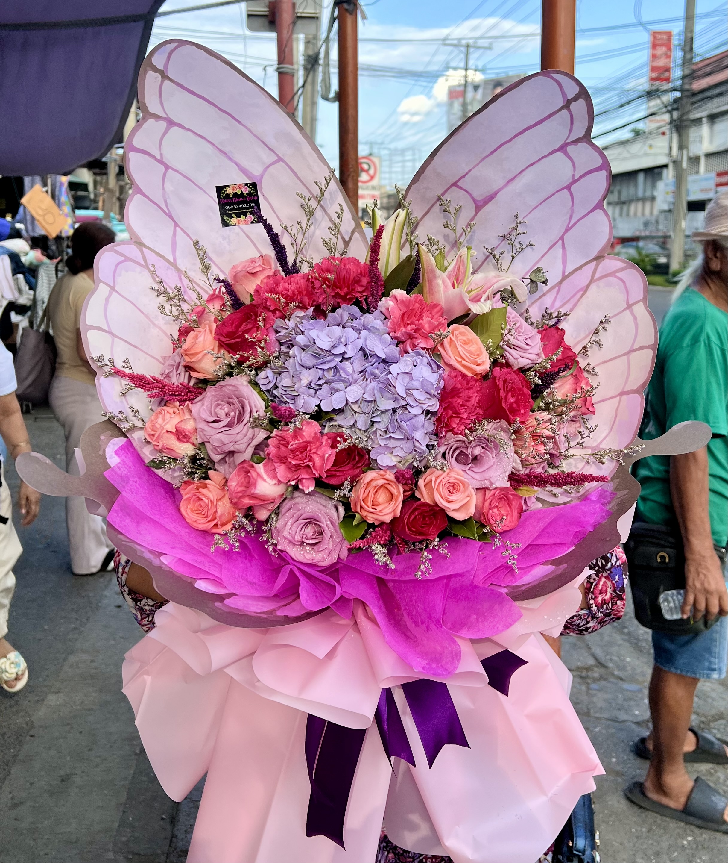 Butterfly mixed Bouquet photo 2