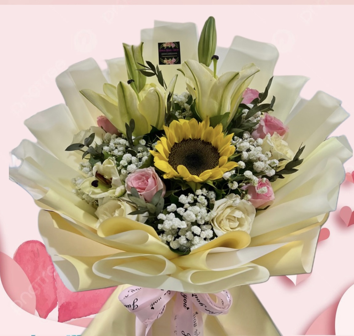 Mixed Sunflower — Design 9
