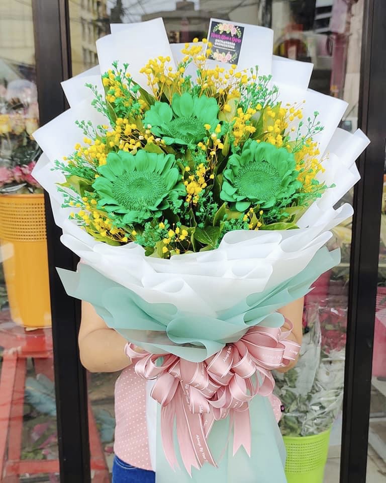 Green flower Bouquet photo 3